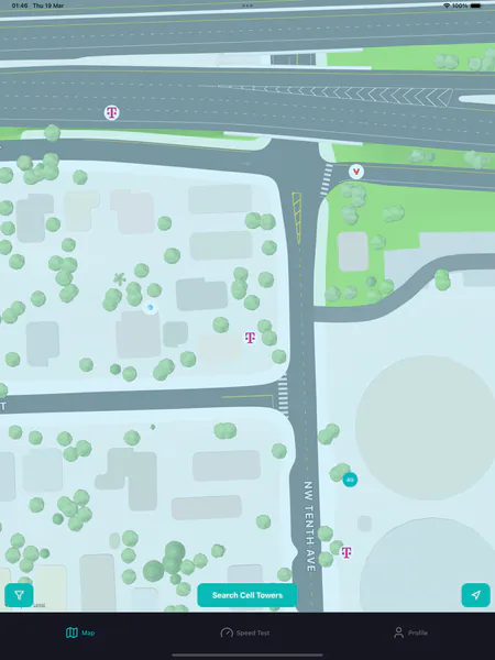 Cellular Tower Finder — Карта вышек