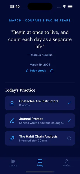Daily Stoic — Цитата дня