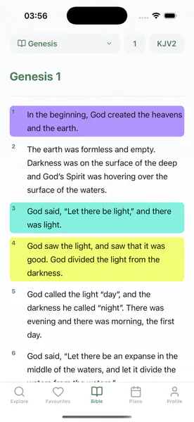 JW Library — Бытие 1 — чтение