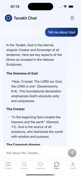 Tanakh Hebrew Bible — Чат Танаха
